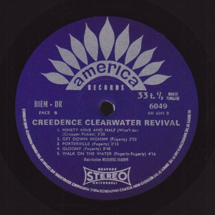 Creedence Clearwater Revival Creedence Clearwater Revival [lp label b fr]